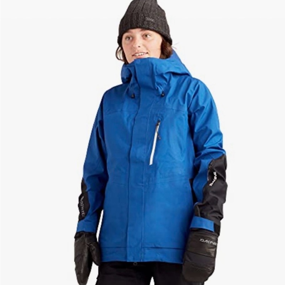 Dakine Women’s Stoker Gortex 3L Marine Blue Waterproof Hooded Jacket NWT $615 Lg